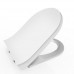 PaPafix Premium Toilet Seat with Cover  Soft Close Quick Release for Easy Cleaning Fits All Manufacturers’ Round/Elongated Toilets  White - B0787Q4MNW